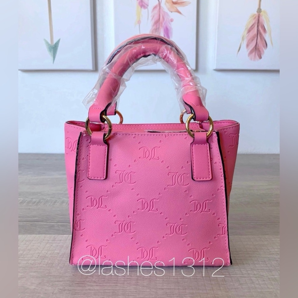JUICY COUTURE Bag Medallion Mini Crossbody Tote - Pink - Picture 5 of 8